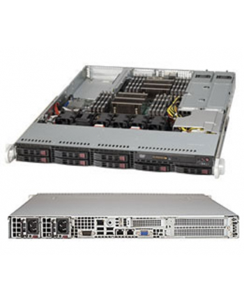 super micro computer SUPERMICRO Chassis 1U SC113 WI/O w/Redundant 750W PWS 24 pin PDB