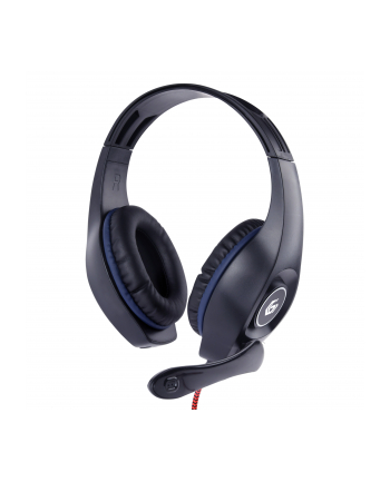 GEMBIRD gaming headset with volume control blue-black 3.5 mm