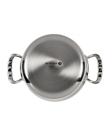 De Buyer Garnek wysoki z pokrywką 3,4 L stalowo-aluminiowy Affinity (D-3742-20)