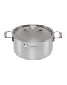 De Buyer Garnek wysoki z pokrywką 10,4 L stalowo-aluminiowy Affinity (D-3742-28) - nr 1