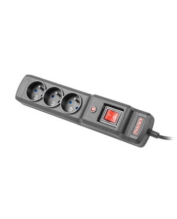 armac Listwa przeciwprzepięciowa M3 Multi 4.5m czarna (3 gniazda) nr 1