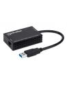 MANHATTAN USB-A to SFP Fiber Optic Converter USB 3.2 Gen 1 1000 Mbps Ethernet Optical Network Connection Open SFP Slot Black - nr 12