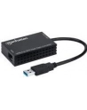 MANHATTAN USB-A to SFP Fiber Optic Converter USB 3.2 Gen 1 1000 Mbps Ethernet Optical Network Connection Open SFP Slot Black - nr 21