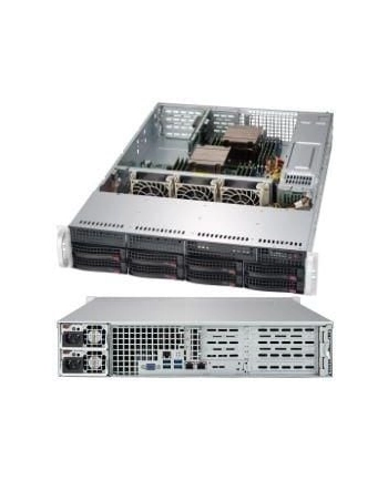 super micro computer SUPERMICRO Chassis Black 2U SC825TQC SAS3 WIO w/ Red. 800W PWS nr 2