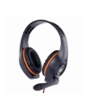 GEMBIRD gaming headset with volume control orange-black 3.5 mm - nr 6
