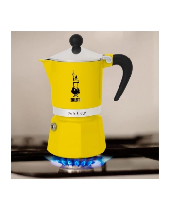 BIALETTI RAINBOW Kawiarka 6 filiżanek 6 TZ żółta nr 2