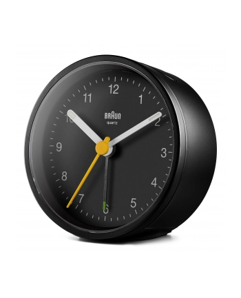 Braun Bc 12 B Budzik Kwarcowy Czarny Anlogowy nr 1