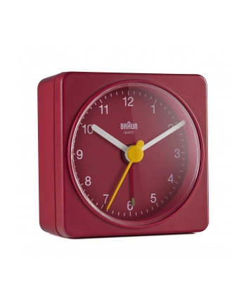 Braun Bc 02 R Budzik Kwarcowy Czerwony nr 1