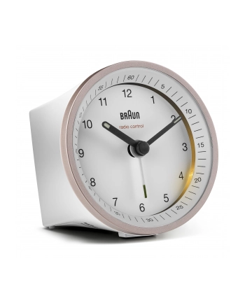 Braun Bc 07 Pwdcf Budzik Kwarcowy Białoróżowy nr 1