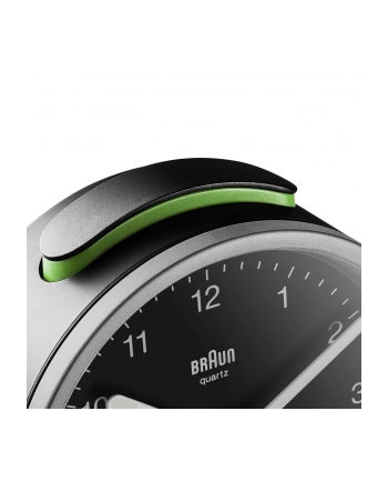 Braun Bc 12 Sb Budzik Kwarcowy Czarnosrebrny nr 1