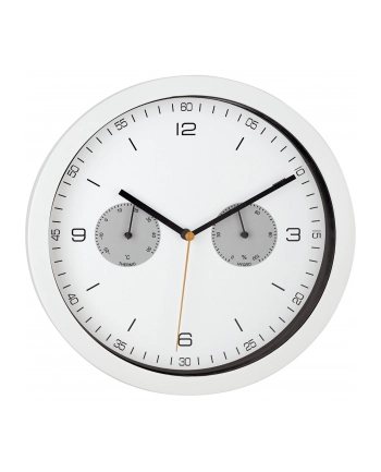 Mebus White Radio Controlled Wall Clock (52826)