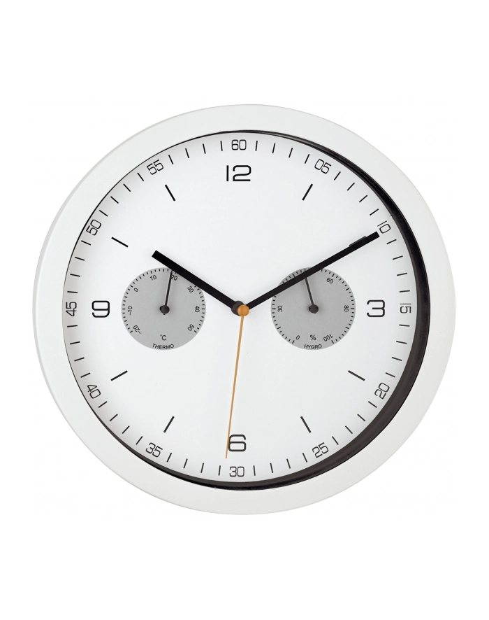 Mebus White Radio Controlled Wall Clock (52826) główny