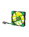 AKYGA System Fan AW-12E-BG 120mm 33 LED green Molex - nr 1