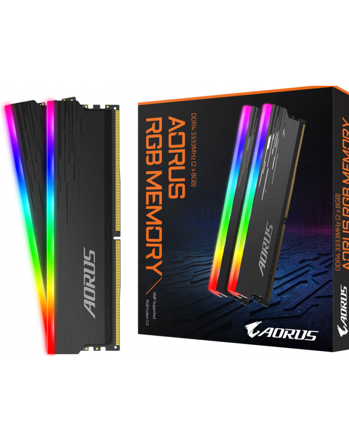 GIGABYTE AORUS RGB Memory 16GB 2x8GB DIMM 3333MHz główny