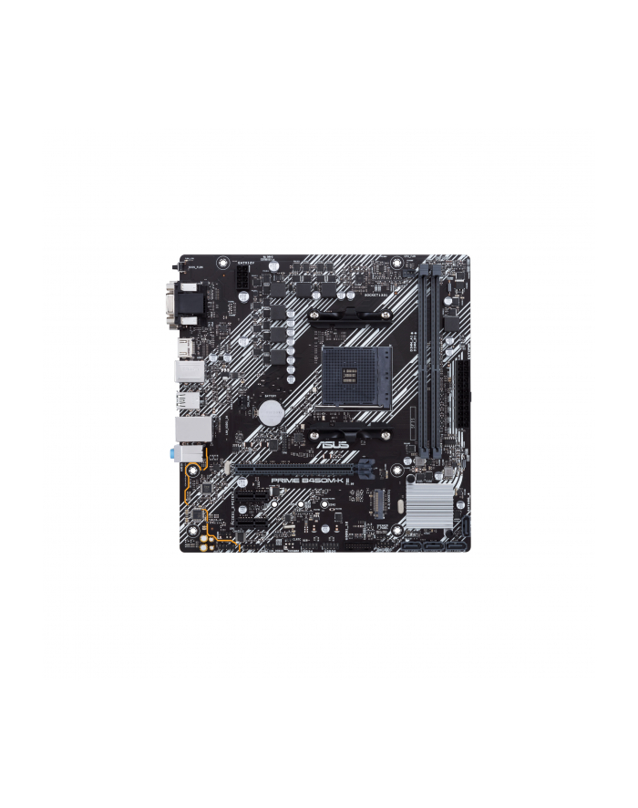 ASUS PRIME B450M-K II AM4 mATX 1xPCIe 3.0/2.0 x16 4xSATA 6Gb/s ports 2xM.2 główny