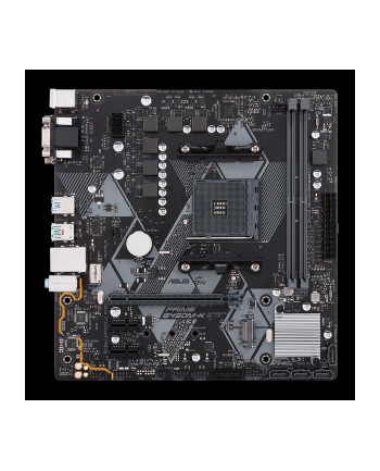 ASUS PRIME B450M-K II AM4 mATX 1xPCIe 3.0/2.0 x16 4xSATA 6Gb/s ports 2xM.2