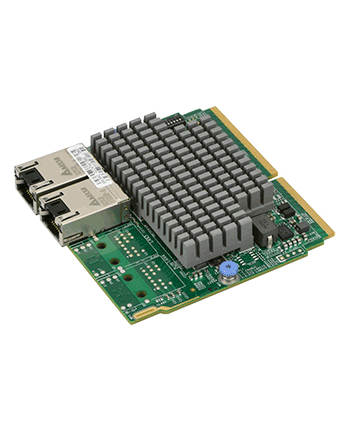 super micro computer SUPERMICRO SIOM 2-port 10G RJ45 Intel X550 with 1U bracket Retail