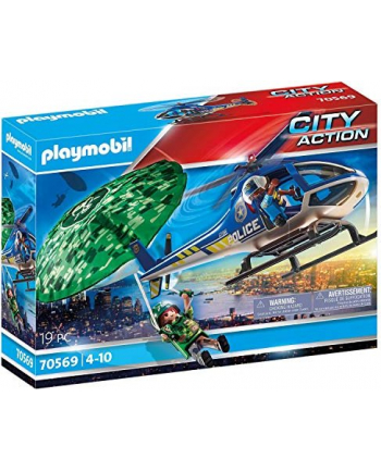 Playmobil Police Helicopter Parachute V - 70569