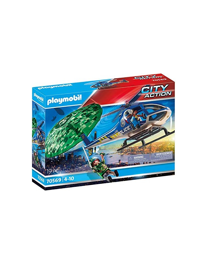 Playmobil Police Helicopter Parachute V - 70569 główny