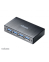 Akasa USB 3.0 HUB Connect 4SV - 4x USB 3.0 (AK-HB-10BK) - nr 4