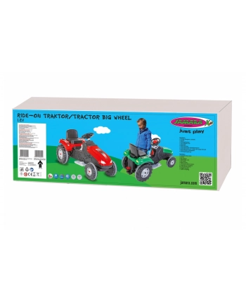JAMARA Ride-on tractor Big Wheel 12V red 460785 nr 2