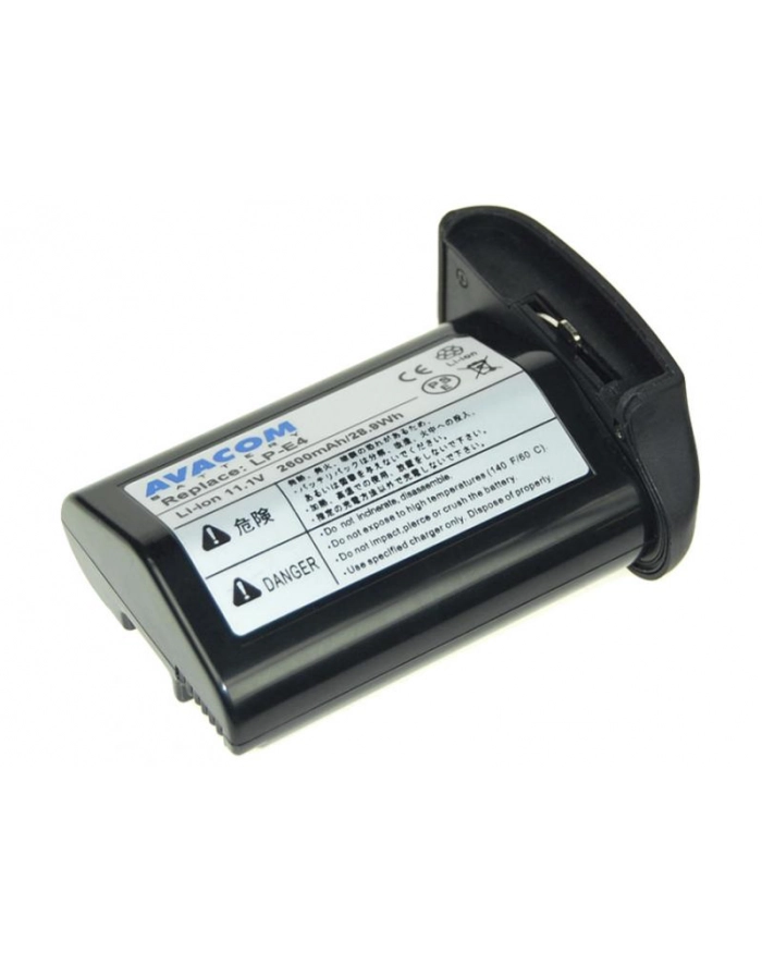 Avacom LP-E4 Li-ion 11.1V 2600mAh 28.9Wh czarny (8591849042662) główny