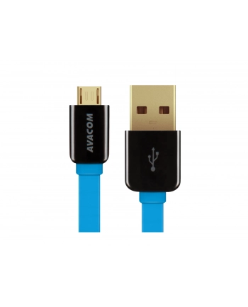 Kabel USB Avacom Kabel USB (2.0) USB A M- USB micro M 0.4m niebieski Avacom