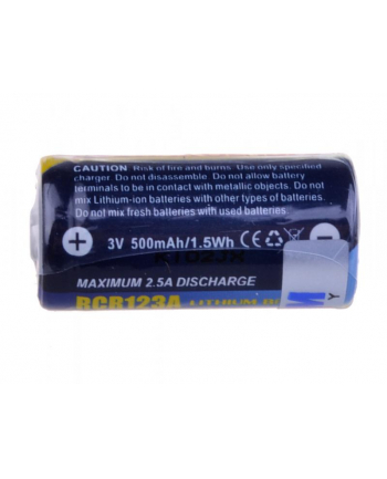 Avacom zamiennik do CR123A, CR23, DL123A Lithium 3.7V 500mAh nr 2