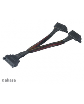 Akasa kabel rozdzielający SATA 15cm (AKCBPW1515BK) nr 1