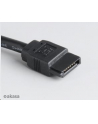Kabel Akasa SATA 3 - 100cm kątowy - czarny (4710610000000) - nr 2