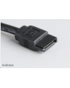 Kabel Akasa SATA 3 - 100cm kątowy - czarny (4710610000000) - nr 3