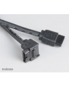 Kabel Akasa SATA 3 - 100cm kątowy - czarny (4710610000000) - nr 6