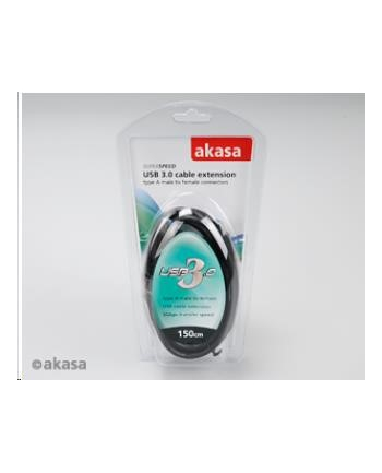 Akasa USB 3.0 cable Ext (AK-CBUB02-15BK)