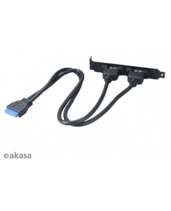 Akasa PROMOCJA - TANIA DOSTAWA ! -  AK-CBUB17-40BK Akasa USB 3.0 INTERNAL ADAPTER CABLE  (AKCBUB1740BK)