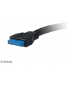 Akasa PROMOCJA - TANIA DOSTAWA ! -  AK-CBUB17-40BK Akasa USB 3.0 INTERNAL ADAPTER CABLE  (AKCBUB1740BK) - nr 4