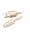 Akasa Kabel USB Akasa USB 2.0 Type-C na USB Type-A, 100cm, złoty (AKCBUB3410GL) - nr 3