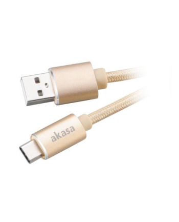 Akasa Kabel USB Akasa USB 2.0 Type-C na USB Type-A, 100cm, złoty (AKCBUB3410GL) nr 1