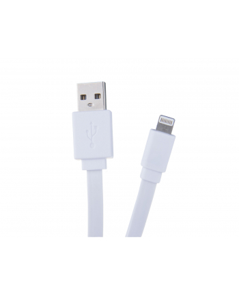 Kabel USB Avacom USB A M- Apple Lightning M 1.2m płaski biały Avacom box 120 cm biały nr 2