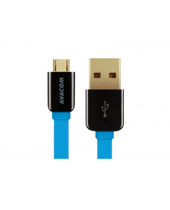 Kabel USB Avacom Kabel USB (2.0) USB A M- USB micro M 0.4m niebieski Avacom