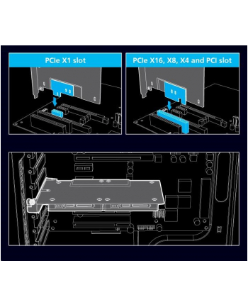 Akasa Uchwyt na 2x SSD w slocie PCIe (AK-HDA-10BK)