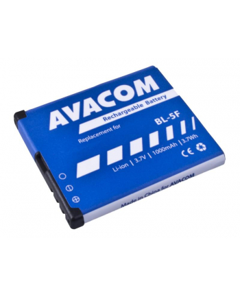 bateria Avacom PRO NOKIA N95, E65, LI-ION 3,6V 1000MAH ( BL-5F) nr 1