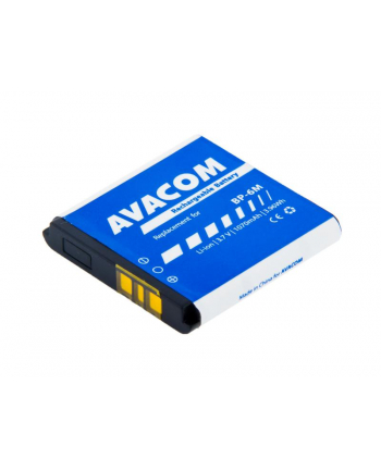 Avacom do Nokia 6233, 9300, N73 Li-Ion 3,7V 1070mAh (GSNO-BP6M-S1070) nr 1