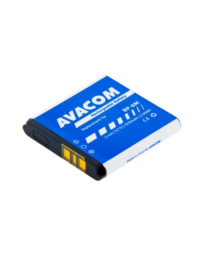 Avacom do Nokia 6233, 9300, N73 Li-Ion 3,7V 1070mAh (GSNO-BP6M-S1070) główny
