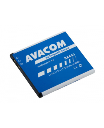 Avacom do Sony Ericsson Li-Ion 3,7V 1750mAh (GSSO-BA800-S1750) nr 1