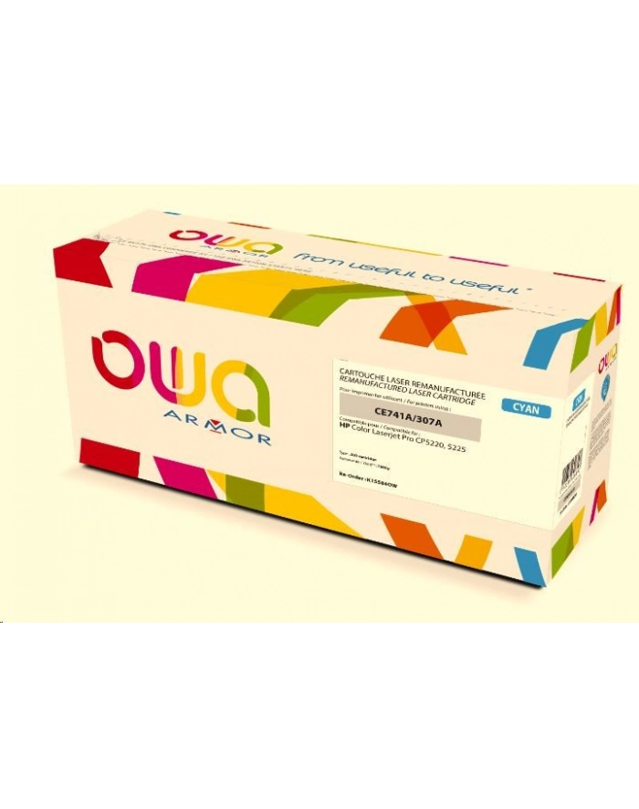 Armor Remanufactured toner CE741A Cyan (K15584OW) główny