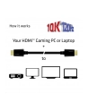 Kabel Club 3D HDMI-Kabel A -> A 2.1 Ultra High Speed 10K HDR 1m - nr 17