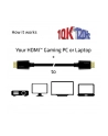 Kabel Club 3D HDMI-Kabel A -> A 2.1 Ultra High Speed 10K HDR 1m - nr 45