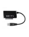 AXAGON KIESZEŃ  ADAPTER SATA NA USB 3.0 + ZASILACZ CZARNY  (ADSAFP3) - nr 24