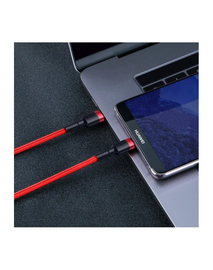 Baseus Kabel USB-C Cafule 2m Czerwony (CATKLF-H09) główny