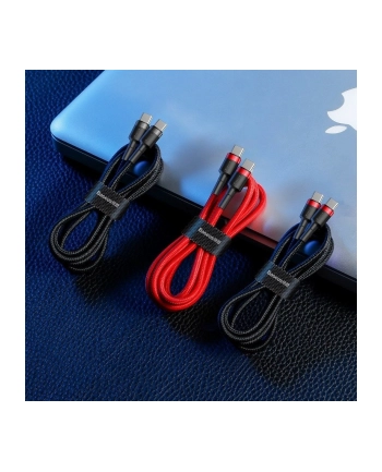 Baseus Kabel USB-C Cafule 2m Czerwony (CATKLF-H09)